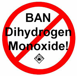 ban dihydrogen monoxide